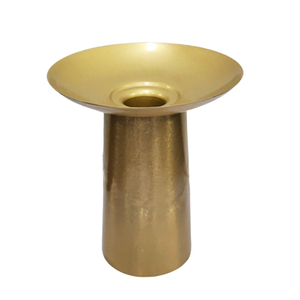 Support de bougie en fer de décoration de Table, laiton mat, couleur or, porte-bougie de Style moderne et porte-bougie - Product Image 1