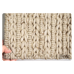 Alfombra de lana tejida a mano de primera calidad con textura suave para sala de estar y dormitorio Alfombra hecha a mano para una decoración elegante del hogar - Product Image 6