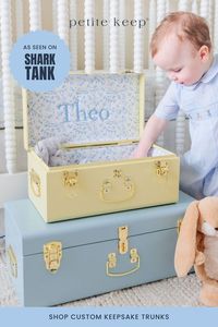 Luxury Modern Metal Clothing Organizer <b>Storage</b> Trunk with Lockable Feature <b>Stackable</b> Home Blanket Wardrobe Chest Gold Hardware - Product Image 3