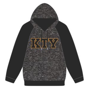 เสื้อฮู้ดพิมพ์ลายมีตัวอักษรอัลฟา APA แบบพรีเมี่ยมสีดำราแร็กแลนแขนเสื้อแบบกรีกเครื่องแต่งกายพี่น้องสไตล์กรีก - Product Image 2