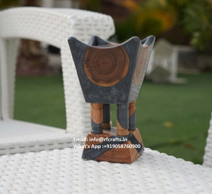 Brûleur d'encens en résine de bois de qualité supérieure Medkhan Mubkhar pour Bakhoor & Dukhoon - Product Image 2