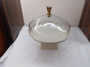 ฐานวางเค้กทรงโดมอะลูมิเนียมแบบทำมือ เป็นมิตรกับสิ่งแวดล้อม ปรับแต่งได้ ปลอดภัยสำหรับอาหาร ใช้สำหรับโชว์ขนมหวาน อุปกรณ์ทำเค้ก - Product Image 3