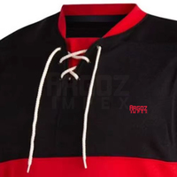 Maillot de hockey sur glace pour homme personnalisable avec nom d'équipe, tissu écologique à séchage rapide, service OEM et designs sur mesure