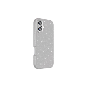 Étui en silicone brillant de luxe de la série HRMN, design marbré argenté avec protection de l'appareil photo pour les modèles iPhone 16 Plus XR et 7 Plus - Product Image 5