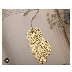 Marcapáginas Promocional de Latón Hecho a Mano con Diseño de Pluma de Pájaro, Moderno, Multifuncional, con Logotipo Personalizado y Tamaño a Medida - Product Image 6