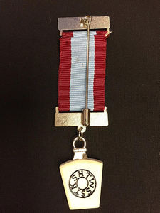 MASONIC MARK MEMBER BREAST JEWEL MASONIC MARK OFFICER COLLAR JEWEL SILVER PLATED - MARK top quality Ronpex - Product Image 3