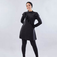 Burkini Aschulman personnalisé Le Ruffles pour femme musulmane, maillot de bain modeste pour femme musulmane 2026