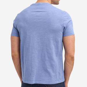 Camiseta personalizada de alta calidad al por mayor 100% algodón cuello redondo impresión personalizada hombres bolsillo camiseta - Product Image 3