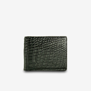 Etoxic Men's Bifold Genuine Alligator Leather <b>Wallet</b> Fashionable Short-Style With <b>Waterproof</b> Feature Wholesale Men <b>Wallets</b> - Product Image 1