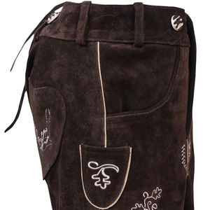 Custom Lederhosen for <b>Men</b> Premium German Oktoberfest Bavarian Suede <b>Leather</b> <b>Shorts</b> Wholesale Traditional Clothing Buyers - Product Image 4