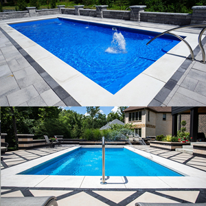 Villa de jardin, grande piscine enterrée, conception personnalisée, vente chaude, piscine en fibre de verre - Product Image 4