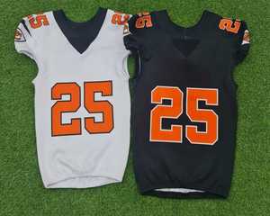 Uniformes de football américain de jeunesse de sublimation conçus sur mesure de la plus haute qualité pantalon intégré en jersey sergé - Product Image 4