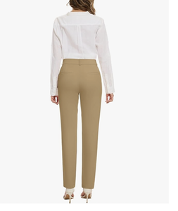 DIRECT FACTORY <b>WOMEN'S</b> STRETCH BUSINESS STRAIGHT LEG DRESS <b>PANTS</b> WEAR TO WORK CASUAL SUIT <b>PANTS</b> BANGLADESH NEW ARRIVAL - Product Image 3