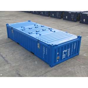 10ft Half Height <b>Storage</b> <b>Container</b> Galvanized Steel, Stackable, Corrosion-Resistant Half Height Bulk <b>Container</b> - Product Image 6