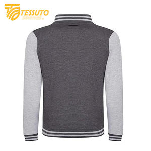 Chaqueta universitaria de estilo universitario de talla grande Vintage de fabricante al por mayor para hombre, ropa de calle informal, abrigo de invierno con letras - Product Image 6