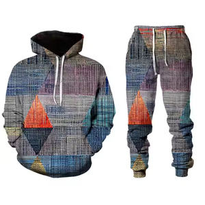 Survêtement Jogging costumes pour hommes survêtements Sport Wear Sets Training Wear Zip up Hoodies Sweatshirts Fleece 100% high cotton - Product Image 3