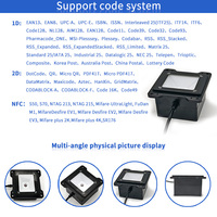 Module de lecteur de codes-barres NFC Ecodesky EMT6052BRF pour extérieur, lisible en plein soleil, compatible avec une large plage de températures