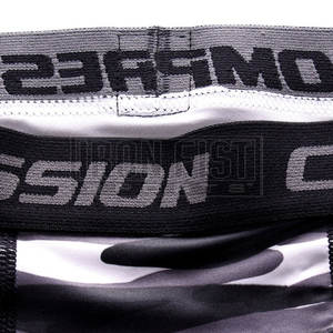 Pantalones de compresión de alta elasticidad para hombre, mallas deportivas con patrón impreso y cintura con logotipo para gimnasio y entrenamiento físico para correr - Product Image 4