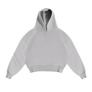 Chándal de gran tamaño de algodón 100% para hombre, chándal con capucha y cremallera con logotipo personalizado, chándal en blanco de peso pesado, chándal para correr - Product Image 6