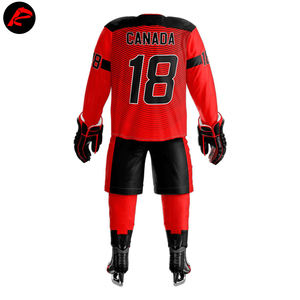 Vêtements de sport professionnels de haute qualité avec impression de logo personnalisé nouveau design ensemble d'uniformes de hockey sur glace - Product Image 5
