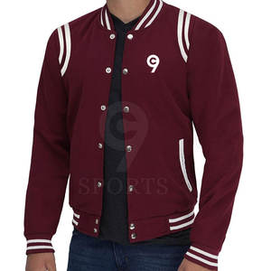 Veste Letterman pour hommes avec couche extérieure durable et intérieur doux pour le sport et le style urbain - Product Image 4