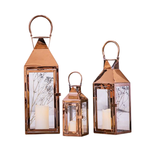 Admirable Vintage decoración de mesa de Navidad Metal hierro decorativo linterna portavelas elegantes tarros de velas para decoración de oficina en casa - Product Image 2