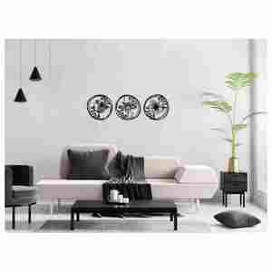 Nouveau Design Fabriqué En Inde Métal Arts Mur Rond Abstrait Salle À Manger Décoration Conception Personnalisée Avec Qualité D'exportation - Product Image 1