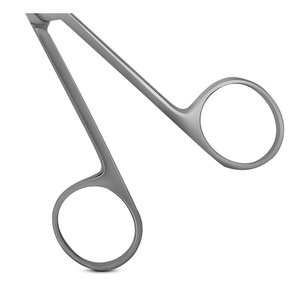 Jeu d'instruments chirurgicaux manuels Ciseaux à iris en acier inoxydable de 3.5 à 5 pouces (8.9 cm à 12 cm) droits - Product Image 3