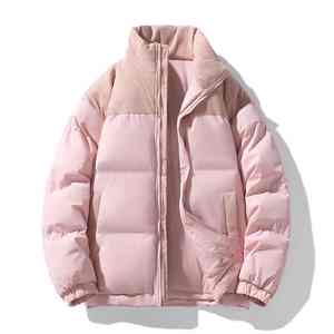 Veste matelassée en toile personnalisée OEM pour hommes avec capuche chauffante, logo personnalisé, poches, plusieurs couleurs - Product Image 3