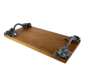 Fabrique et fournisseurs de merveilleux plateau de service alimentaire ramadan design avec la dernière poignée de conception pour la décoration de table plateau en bois - Product Image 1