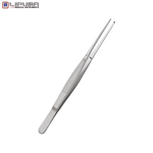 Semken Thumb Forceps 1X2ฟันผ่าตัดตรง12.5ซม. จับเนื้อเยื่อละเอียดเครื่องมือทางการแพทย์ - Product Image 5