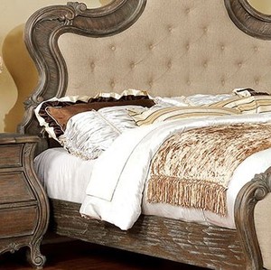 Classic Style Carving <b>Bed</b> <b>Frames</b> Made of Mahogany Wood for Bedroom Furniture and Hotel Furniture - Product Image 3