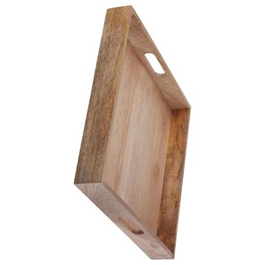 ถาดไม้สำหรับใช้กับเครื่องล้างจานเป็นมิตรกับสิ่งแวดล้อมดีไซน์เนอร์ไมโครเวฟปลอดภัยน้ำหนักเบาสำหรับห้องครัวแขก - Product Image 2