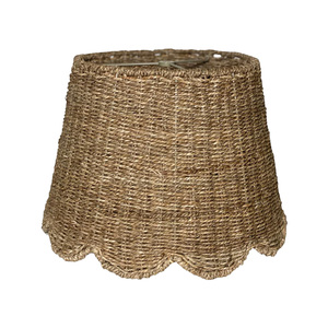 โคมไฟหญ้าทะเลธรรมชาติดีไซน์แบบโบฮีเมียนเส้นผ่านศูนย์กลาง30ซม. ช่วยเพิ่มการตกแต่งภายในชายฝั่งทำให้แสงอบอุ่นนุ่มนวล - Product Image 1