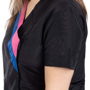 Tablier de toilettage pour animaux de compagnie unisexe, écologique, résistant à l'eau, en polyester, avec fermeture éclair, de haute qualité pour les toiletteurs - Product Image 3