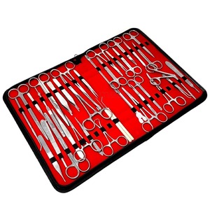 Kit de Instrumentos Veterinarios Premium de 157 Piezas, Tijeras, Pinzas, Portaagujas, Mango de Bisturí, Acero Inoxidable, Todo en Uno - Product Image 6