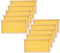Feuilles de cire d'abeille 100% naturelle, qualité pure, gamme de tailles Lusitana, pour apiculteurs, cire d'abeille en nid d'abeille
