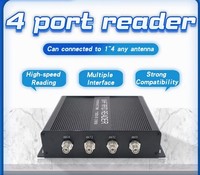 Lecteur de cartes de contrôle d'accès UHF RFID Senses&lot EPC ISO18000-6C Impinj E710 4 ports, portée longue de 15 m, 500 étiquettes/s, RS232/RS485