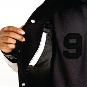 Meilleure vente Vêtements de mode Veste Letterman Nouveau style avec patchs Veste Letterman à broderie coupe-vent pour hommes - Product Image 6