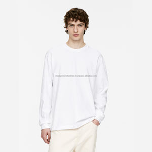 Haute qualité lavé à l'acide t-shirts hommes été 280 GSM surdimensionné blanc personnalisé graphique Vintage en détresse t-shirt 100% coton t-shirt - Product Image 5