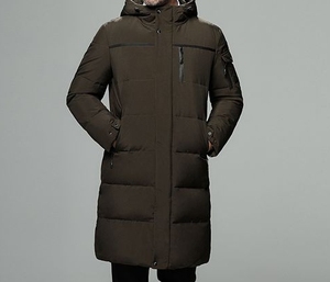 แจ็กเก็ตปลาปักเป้าผู้ชายแบบดั้งเดิมผ้าแคนวาสสำหรับการเดินทางทุกวันมีโลโก้ด้านหน้าคอตั้ง - Product Image 3