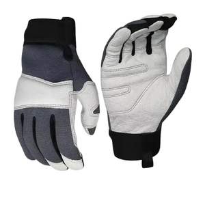 Gants de mécanicien en cuir synthétique résistant aux chocs et respirants, résistants à l'huile et durables, avec logo personnalisé - Product Image 6