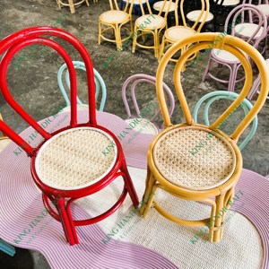 Sillas de ratán modernas ecológicas para niños, muebles de interior y exterior de alta calidad para sala de estar, cocina, coloridas para fiestas - Product Image 3