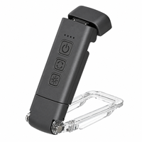 Lampe de lecture LED rechargeable par USB avec batterie 500 mAh, 3 modes d'éclairage, 5 niveaux de luminosité et fonction de mémoire de mode