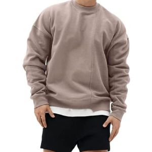 Vente en gros Pull pour hommes en tricot de haute qualité OEM Sweatshirts pour hommes à col rond avec épaules tombantes Logo personnalisé Sweatshirts pour hommes - Product Image 1