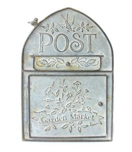 Boîte aux lettres de jardin en fer galvanisé mural de haute qualité avec fonction de sécurité extérieure boîte postale en gros exportateur - Product Image 1