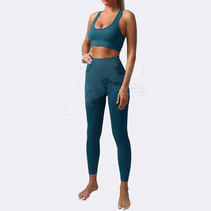 Último estilo bajo MOQ Mujeres Yoga Set Venta directa de fábrica Mujeres Yoga Set Alta calidad Yoga Set - Product Image 4