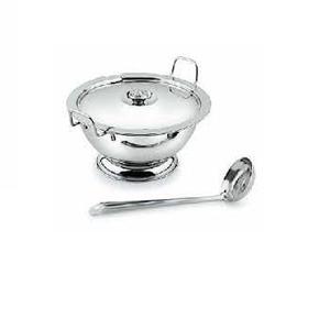 Ensemble de casseroles en métal fini Antique de meilleure qualité pour servir la soupe, fournisseur en gros, fabriqué manuellement en inde - Product Image 3