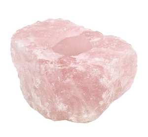 <span class=keywords><strong>Rose</strong></span> Quartz đá quý phong thủy người giữ ngọn nến lớn màu hồng tinh thể tự nhiên trang trí nội thất trà ánh sáng chủ - Product Image 3
