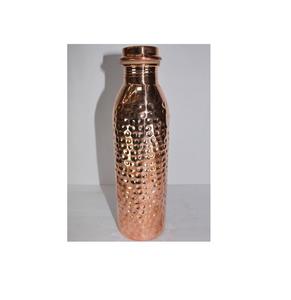 Ensemble cadeau de bouteille d'eau et de gobelet en cuivre pur fait à la main, récipient en cuivre ayurvédique anti-fuite, finition laquée gravée, vaisselle à boire, tasse - Product Image 3